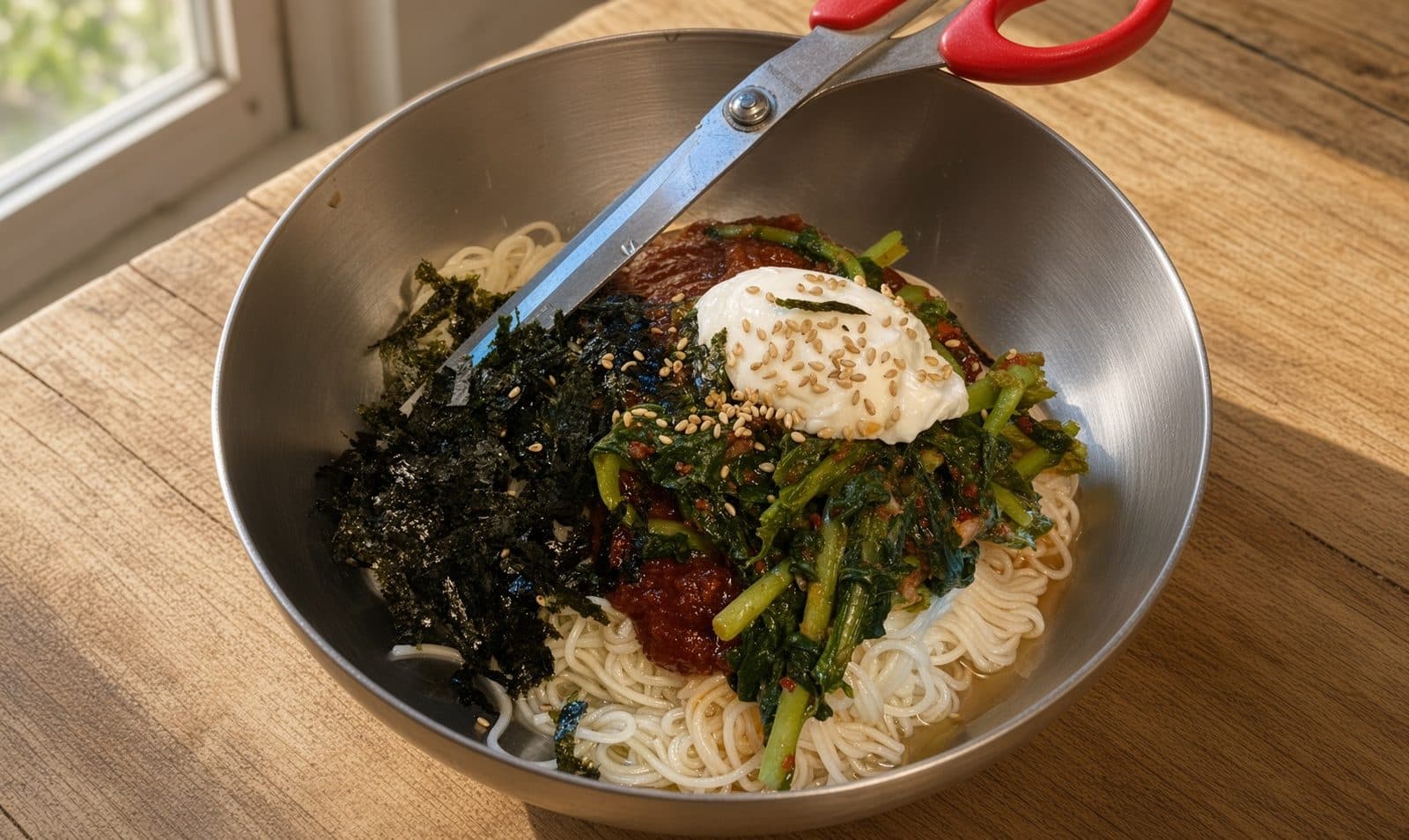 Young Radish Bibim Noodles